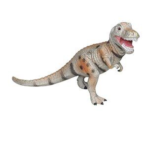 Vintage 1990's PV Play Visions Tyrannosaurus Rex Dinosaur Gray Stripes